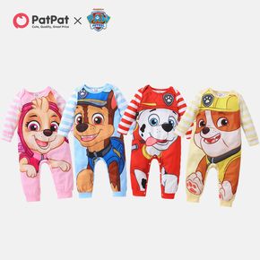 PAW Patrol Little Boy/Girl Striped Long-sleeve Graphic Jumpsuit