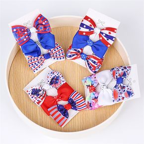 3-pack Toddler/Kid Independence Day Hair Clips