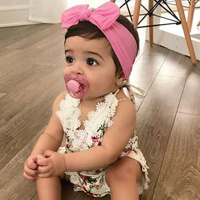 Baby / Toddler Bowknot Solid Cotton Headband