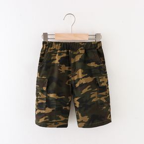 Toddler Boy Camouflage Shorts with Pocket