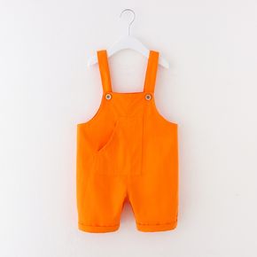 Toddler Boy Solid Casual Chic Overalls