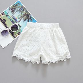 Baby / Toddler Girl White Lace Shorts