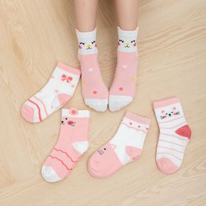 5- pack Baby / Toddler/ Kid Cartoon Adorable Animal Socks