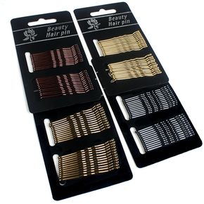 Women Minimalist Pure Color Metal Bobby Pins