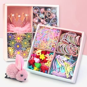 1140-pack Boxed Hair Accessory Sets for Girls