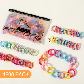 1900-pack Multicolor Hair Tie for Girls