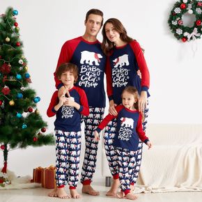 Mosaic Family Matching Polar Bear Christmas Pajamas Sets (Flame Resistant)