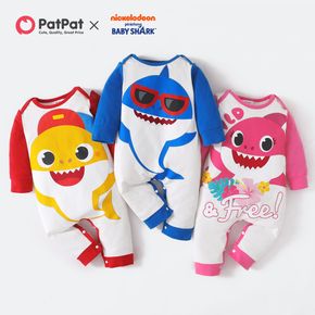 Baby Shark Big Graphic Cotton Jumpsuit for Baby
