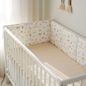 1-piece Baby Bed Bumper Sides in the Crib Nordic Handmade Braid Crib Bumper Braid Knot Newborn Bed Barrier Baby Room Decor