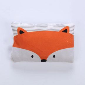 100% Cotton Cartoon Print Toddler Pillow, Baby Pillows for Sleeping