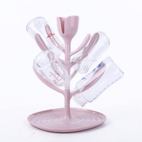 Baby Bottle Drying Rack Flower-shaped Bottle Dryer Holder for Bottles Teats Cups Pump Parts and Accessories