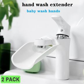 2-pack Faucet Extender Sink Extender for Toddlers Kids Hand Washing Bathroom Sink Spout Wash Helper No Splash