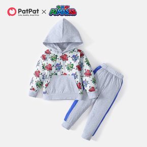 PJ Masks 2-piece Toddler Boy Allover Hooded Sweatshirt and Pants Set