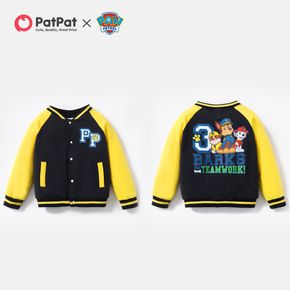 PAW Patrol Toddler Boy Pups Team Colorblock Front Buttons Jacket