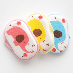 Kids Bath Brushes Shower Product Super Soft Towel Accessories Infant Sponge Cotton Rubbing Body Wash Children Rub Baby Sponge