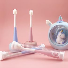 Toddler Toothbrush Kids Cartoon Stars Superfine Soft Toothbrush Teeth Training Brush Teeth Cleaning Oral Carer