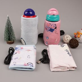 USB Charging Baby Bottle Insulation Thermos Bag Portable Bottle Warmer Bottle Bag for Baby Breastmilk Milk or Water Warm Heat Keeper