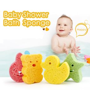 Baby Shower Bath Sponge Cute Shapes Bath Sponges Bath Time for Infants Newborns Toddlers Kids