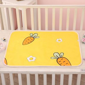 Cartoon Print Diaper Changing Pad Baby Waterproof Bed Pad Washable Reusable Newborn Diapers Liners Mat
