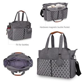 Fashion Mummy Maternity Nappy Messenger Bag Large Capacity Travel Nursing Diaper Multifunction Waterproof Outdoor Stroller