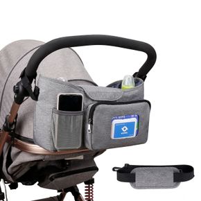 Baby Stroller Organizer Multifunctional Portable Waterproof Mummy Bag Shoulder Bag Storage Pack