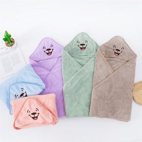 Cartoon Hooded Animal Baby Bathrobe Cotton Baby Spa Towel kids bath robe infant beach towels