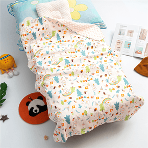 100% Cotton Gauze Baby Soft Appease Peas Blankets Cartoon Pattern Toddler Comforting Pea Blanket Quilt Infant Bedding