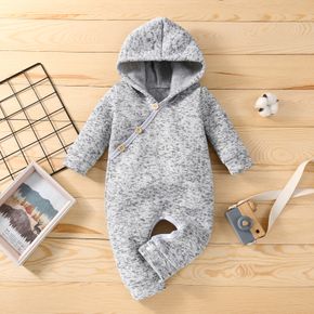 Baby Long-sleeve Hoodie Cotton One-piece Jumpsuit