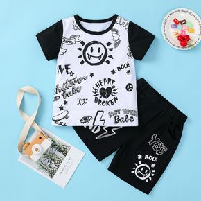 Baby / Toddler Boy Cutie Graffiti Tee and Shorts Set
