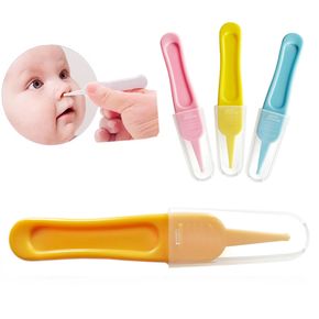 منظف آمن وسهل للأنف والأذن لحديثي الولادة والرضع مزيل مزدوج لشمع الأذن والمخاط