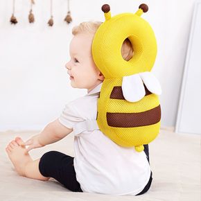 Toddler Baby Head Protection Cushion Bee Pillow Backpack for Walking Crawling