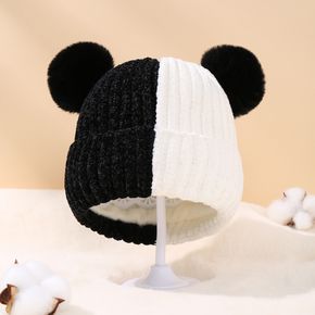 Baby / Toddler Two Tone Colorblock Knit Beanie Hat
