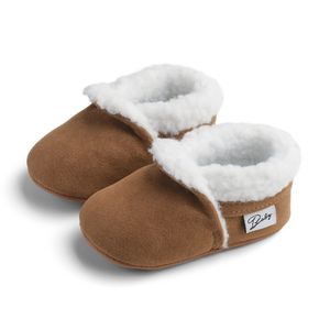 Baby / Toddler Slip-on Warm Fleece-lining Prewalker Shoes
