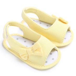 Baby / Toddler Girl Pretty Solid Bowknot Sandals
