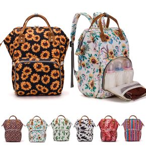 Double Shoulder Mommy Bag Mother and Baby Diaper Bag Nursing Bag Large Capacity Diaper Bag Outing Travel Maternity Bag