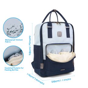 100% Cotton Large Capacity Diaper Bag Backpack Multifunction Maternity Waterproof Diaper Backpack