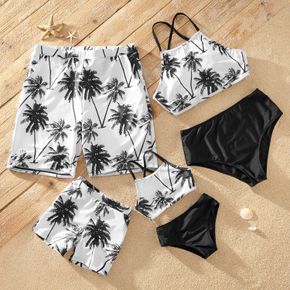 Coconut Tree Family Matching Swimsuits