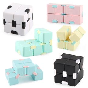 Infinity Cube Fidget Sensory Toy New Mini Hand Held Puzzle Cube Toy Magic Puzzle Flip Toy for Kids Adult Stress Anxiety Relief and ADHD Finger Cube and Office Desk Gadget Gift for Killing Time