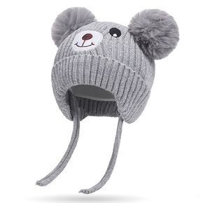 Baby / Toddler Cute Cartoon Bear Warm Plush Ear Protection Hat