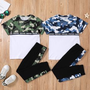 Kid Boy Camouflage Sweatshirt & Pants Set