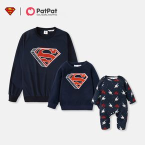 Superman Daddy and Me Superman Logo Sweatshirts and Jumpsuit