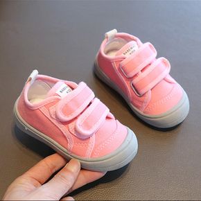 Kleinkinder-/Kind-Doppelklett-Canvas-Schuhe