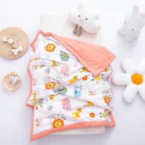 Baby Blankets Summer Cool Quilts Infant Swaddle Envelope Wrap Animal Printed Newborn Baby Children Bedding Blanket