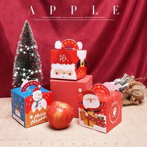 10-pack Christmas Apple Boxes Xmas Eve Gift Pack Gift Bags Candy Box