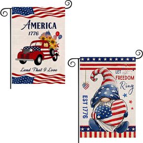 4th of July American Bunting Flag Stars and Stripes Flag Banner for Independence Day Decorations