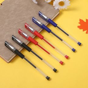 5-pack Black Ink Gel Pen 0.5MM Bullet Point Pen Signature Pen Special Water-Based Pen for Exams Student School Office Supplies