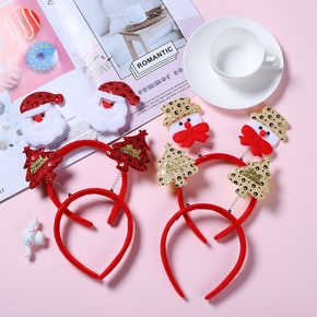 2-pack Christmas Headband Santa Claus Pine Tree Headband for Girls