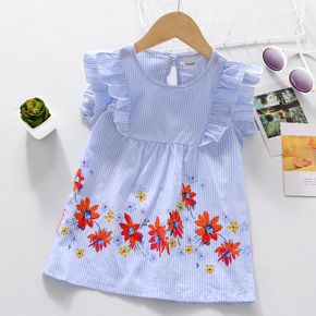 Toddler Girl Floral Stripe Print Camisole