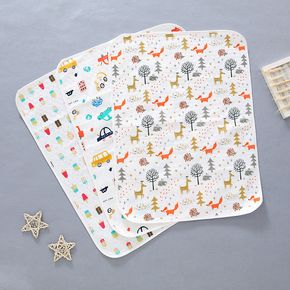 100% Cotton Baby Diaper Changing Pad Breathable Waterproof Changing Pads Washable Reusable Diapers Liners Mat