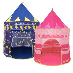 Kids Play Tent Dreamy Graphic Pattern Foldable Pop Up Play Tent Toy Playhouse for Indoor Outdoor Use